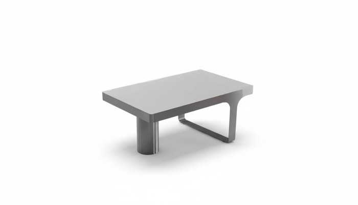 Luxus Couchtisch Büro Designermöbe Tisch Beistelltische Holz Grau