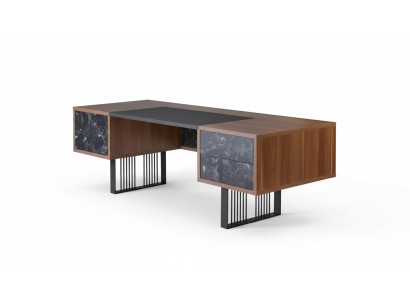 Massivholz Schreibtisch Arbeitszimmermöbel Büroeinrichtung Designer Möbel