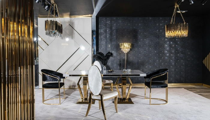 Esstisch 4x Stühle Esszimmer Set Essgruppe Modern Stuhl Tisch Tisch 5tlg