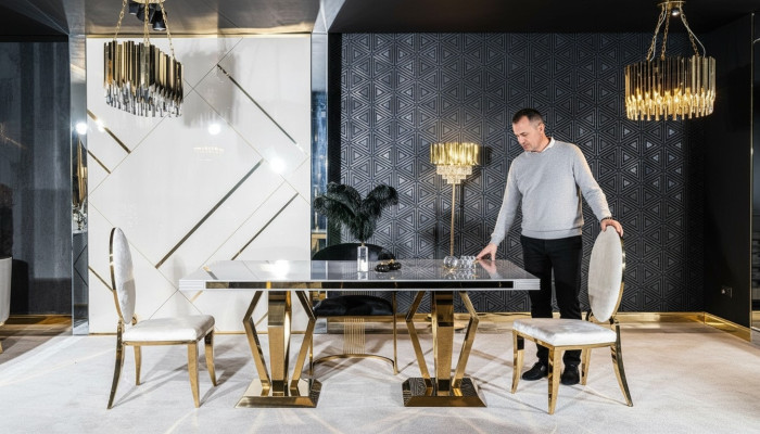 Luxus Tische Esszimmer Tisch Esszimmer Moderner Edelstahl Weiß
