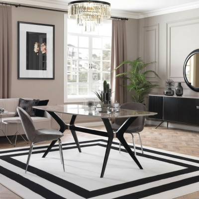 Luxus Esszimmer Esstisch Loft Design Tisch Möbel Einrichtung