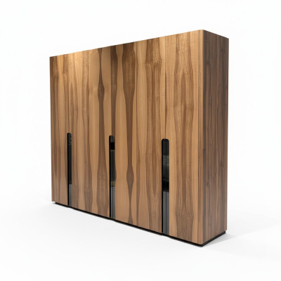 Sechstüriger Kleiderschrank Schrank Holz Möbel Schlafzimmer xxl Holz