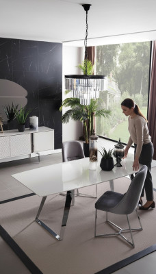 Komplett Set Esstisch 4x Stühle Esszimmer Set Ess Gruppe Tisch Tische 5tlg