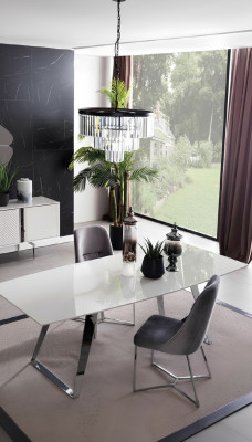 Komplett Set Esstisch 4x Stühle Esszimmer Set Ess Gruppe Tisch Tische 5tlg