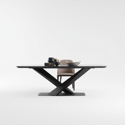 Luxus Esstisch Design Tisch Esszimmer Tische Metall Design Möbel Neu