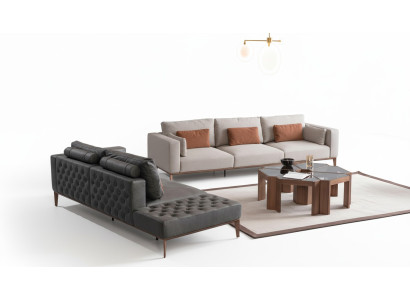 Wohnzimmer Sofagarnitur 4+3 Set Design Sofa Polster Modern Neu Luxus