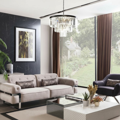 Sofagarnitur 3 1 Sitzer Stoff 3x Couchtisch Design Couch Polster Sofas
