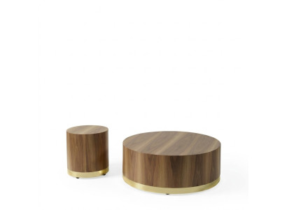 Couchtisch Tisch Beistelltisch Wohnzimmertisch Holz Tische Beistell Rund