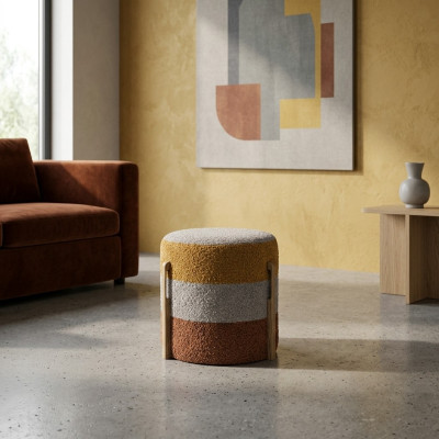 Hocker Fußhocker Ottoman Sitzhocker Sitzpouf Wohnzimmer Designer