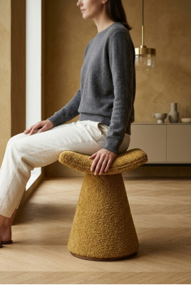 Fußhocker Hocker Polsterhocker Sitzhocker Ottomane Hocker Textil Sitz