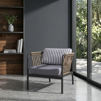 Sessel Design Sitzer Luxus Grau Textil Sitzer Luxus Polster Möbel Design