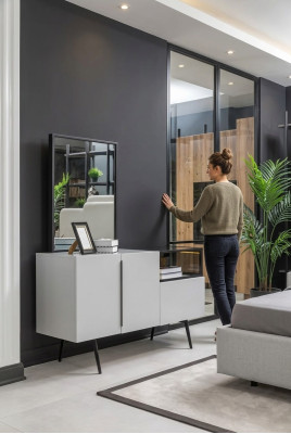 Exquisite minimalistische Kommode für Schlafzimmer im modernen Stil