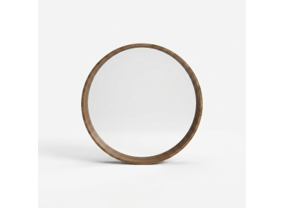 Spiegel Klassischer Holz Wandspiegel Spiegel Design Braun Wohnzimmer Neu