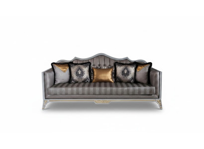 Sofa 3 Sitzer Couchen Sofas Dreisitzer Textil Luxus Couch Polster Barock