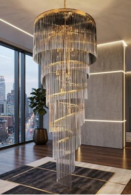 Kronleuchter Deckenlampe neu Designer Lampe luxus Wohnzimmer Modern