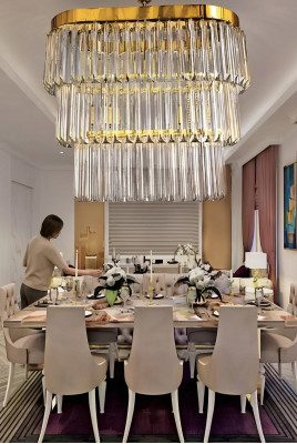 Kronleuchter Brass Decken Leuchten Wohnzimmer Design Luxus Modern
