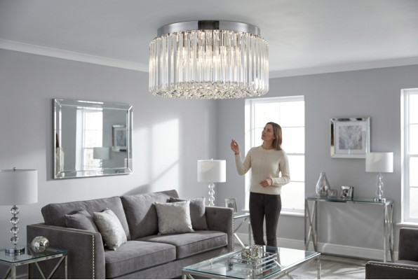 Kronleuchter Leuchte Deckenleuchte Hängeleuchte Lampe Kristall Leuchten