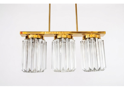 Modern Groß Crystal Gold Kronleuchter Decke Hängelicht für Wohnzimmer