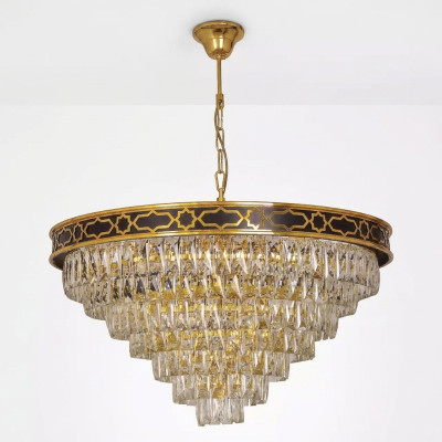 Deckenlampe Kronleuchter Runde Leuchte Lampe Gold Deckenleuchte Lampen