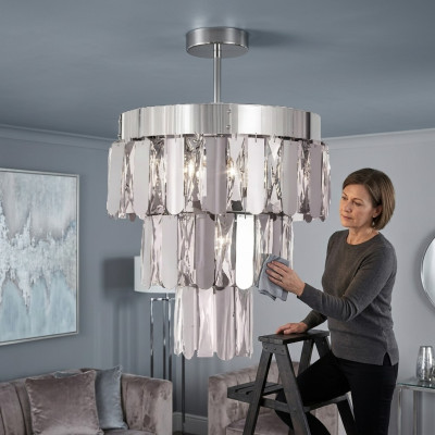 Kronleuchter Crystal Deckenleuchte Deckenlampe Wohnzimmer Leuchter