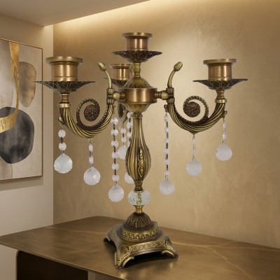 Tischlampe Nachttisch Lampe Luxus Leuchte Kerzenständer Form Tischlampen