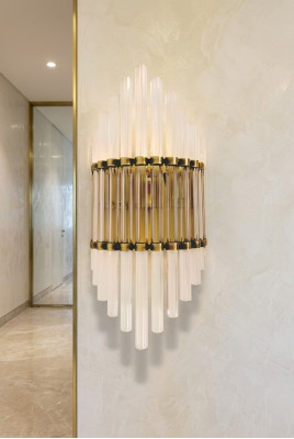 Wandleuchte Design Wandlampe Leuchte Luxus Lampe Wandlampen Kristall