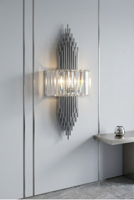 Design Wandlampe Luxus Wandleuchte Leuchte Lampe Wandlampen Kristall