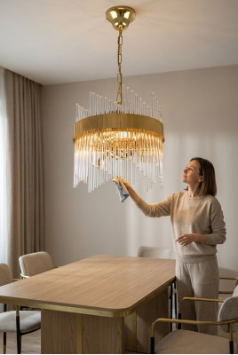 Deckenlampe Stil Moderne Deckenleuchte Wohnzimmer Lampe Leuchten Gold