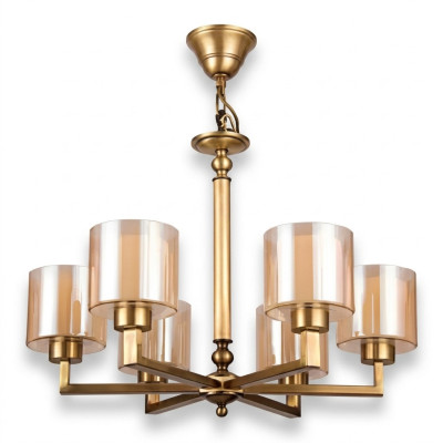Deckenlampe Wohnzimmer Deckenleuchten Lichtschirm Luster Glass Luxus