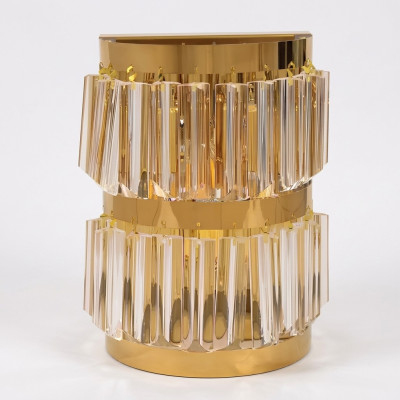 Wandleuchter Design Wand Lampe Crystal Muster Leuchte Wohnzimmer