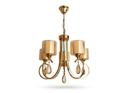 Kronleuchter Pendelleuchte Hängelampe Wohnzimmer Luxus Luster Glass