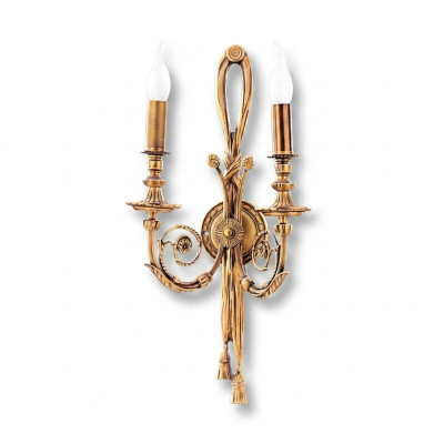 Wandlampe Goldene Wandleuchte Klassische Lampe Barock Leuchte Gold