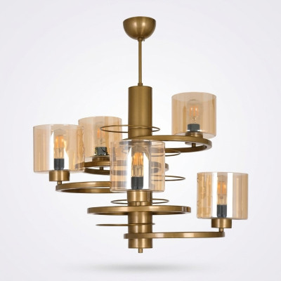 Deckenlampe Hänge Lüster Luxus Beleuchtung Wohnzimmer neu Crystal