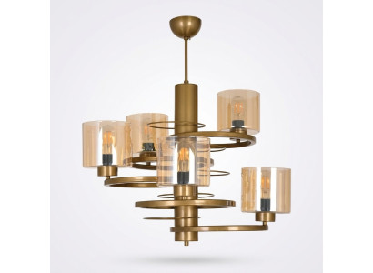 Deckenlampe Hänge Lüster Luxus Beleuchtung Wohnzimmer neu Crystal