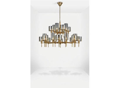 Design Lampen 95x120 Kronleuchter schön Wohnzimmer Leuchte Luxus Luster Glass