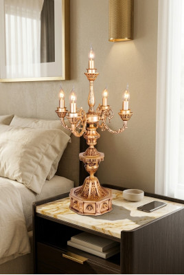 Tischlampe Luxus Schlafzimmer Nachttischleuchte WohnZimmer Modern