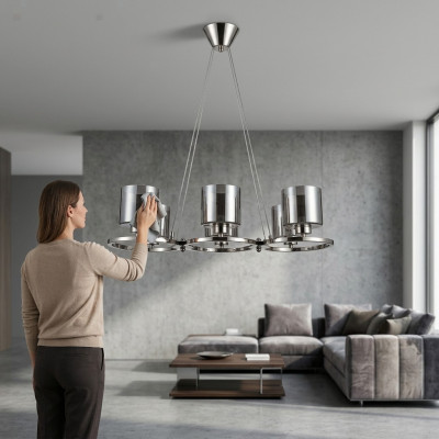 Deckenlampe Luxus Wunderschöner Decken Luster Glass Wohnzimmer