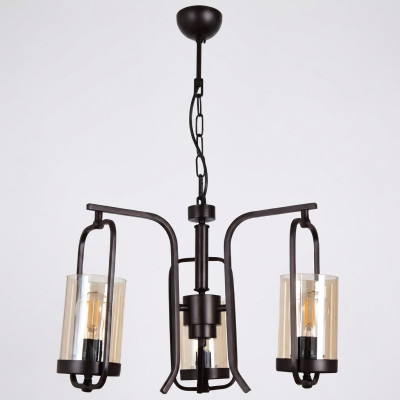 Loft Wohnzimmer Deckenlampe Luster Glass Schlafzimmer schwarz Hängelampe