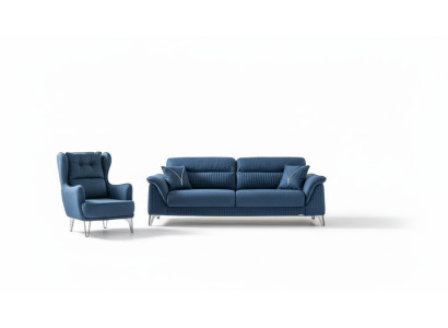 Gemütliche 3+1 Sofagarnitur Stilvolles Design für maximalen Komfort &Entspannung
