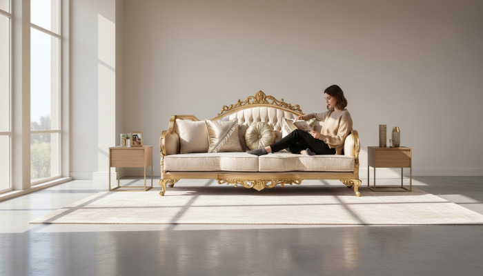 Klassische Designer Couch Club Möbel Couchen 3+1 Sitzer Sofagarnitur