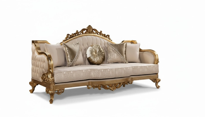 Klassische Designer Couch Club Möbel Couchen 3+1 Sitzer Sofagarnitur