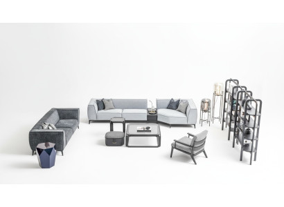 Sofagarnitur xxl Couch Texil Big Sofa 5+3+1 Sitzer Polster Stoff Couchen