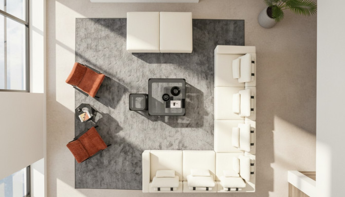 Sofagarnitur L-Form Designer Polstersofa Design Sessel Polstermöbel Ecksofa