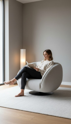 Textil Sessel 1 Sitzer Polstersessel Modern Design Luxus Wohnzimmer