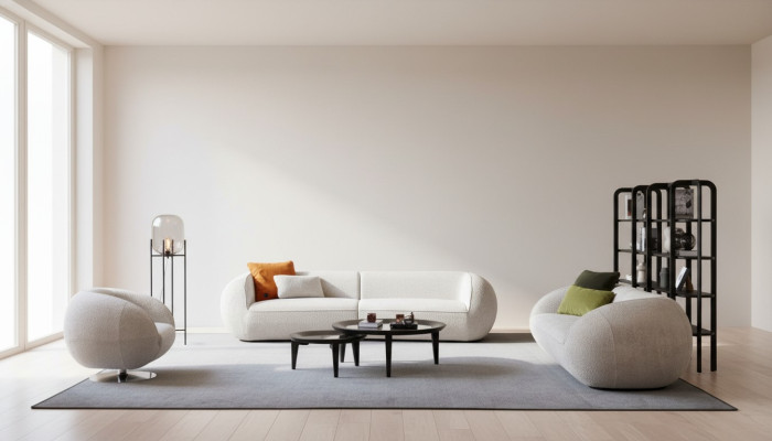 Sofagarnitur Dreisitzer Sessel Moderne Wohnzimmermöbel Polster Sofagarnitur