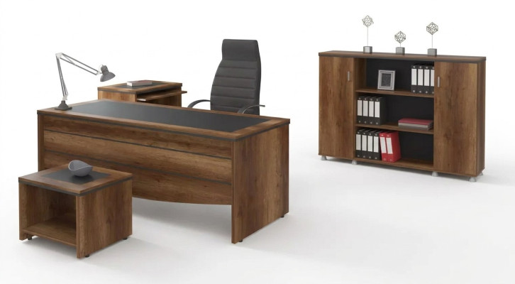 Luxus Büromöbel Schreibtisch Arbeitstisch Arbeitszimmer Set 4 tlg