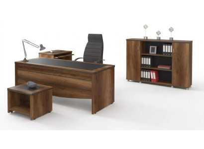 Luxus Büromöbel Schreibtisch Arbeitstisch Arbeitszimmer Set 4 tlg