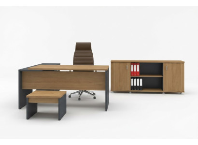 Eckschreibtisch Aktenschrank Couchtisch Arbeitszimmermöbel Modern Stil