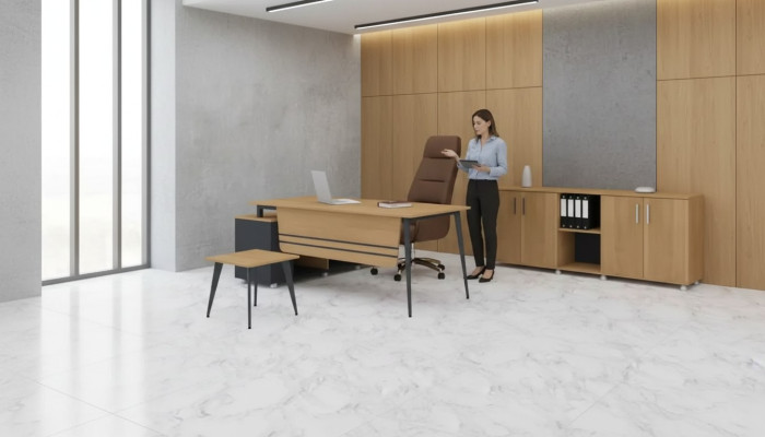Arbeitszimmer Set Neu Couchtisch Modern Design Eckschreibtisch 3 tlg