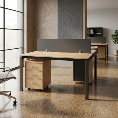 Büromöbel Set Zweier Schreibtisch Arbeitszimmer Tische Möbel Tisch